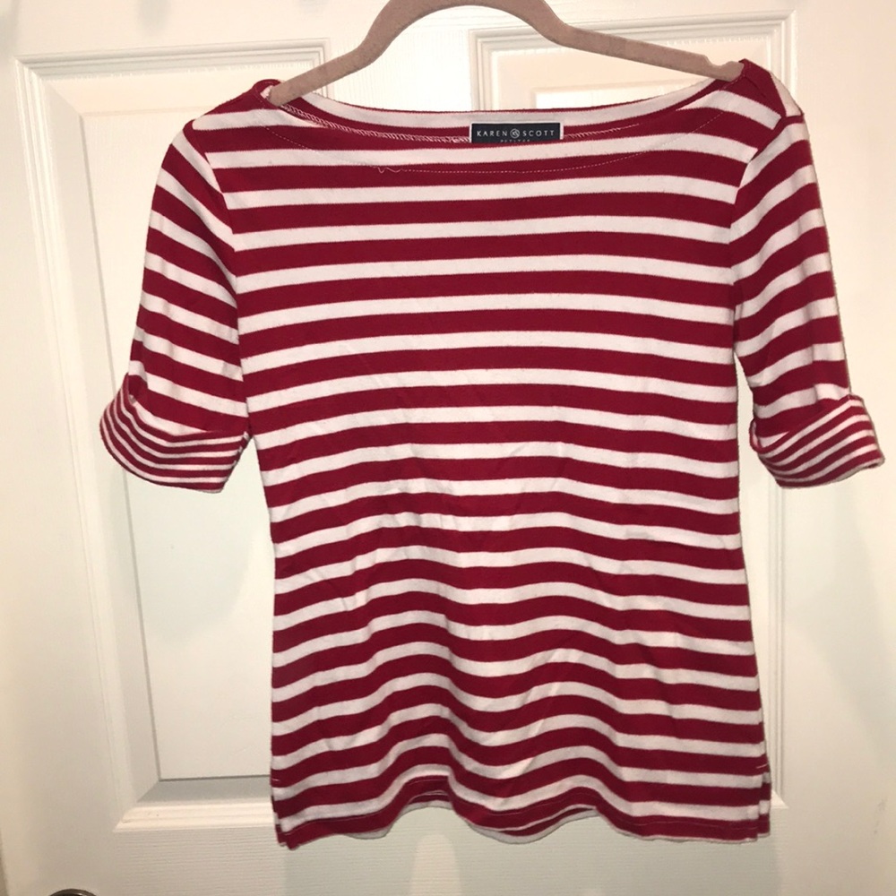 SOLD Karen Scott petite half sleeve sweater